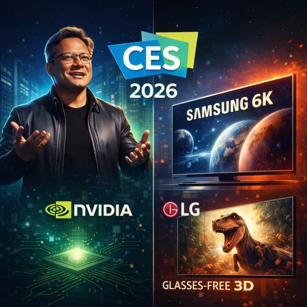 CES 2026科技展Nvidia三星LG重磅發表