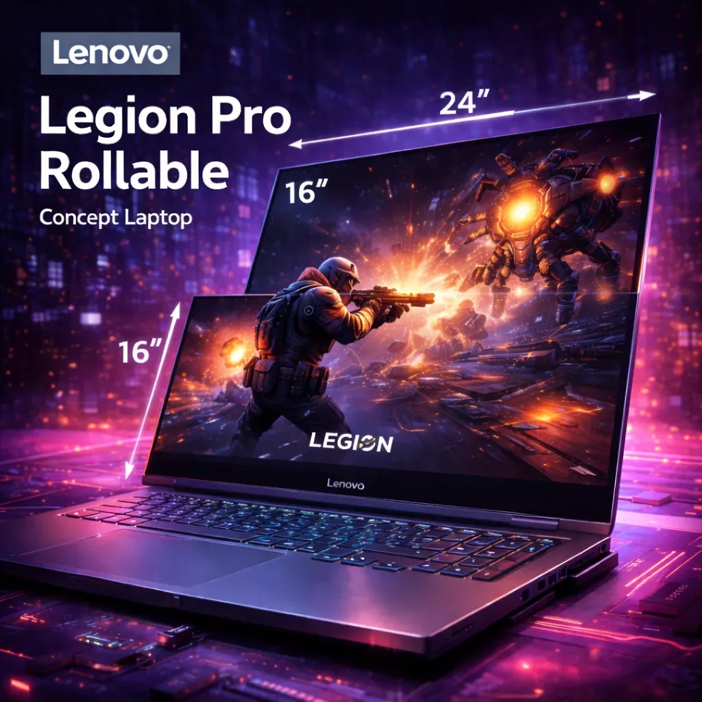 Lenovo Legion Pro Rollable 可伸縮螢幕筆電