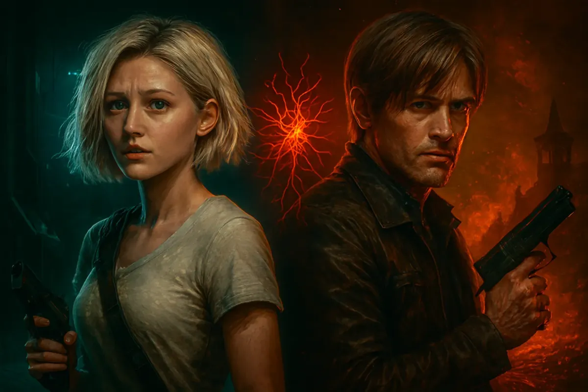 恐怖遊戲黑暗走廊概念圖