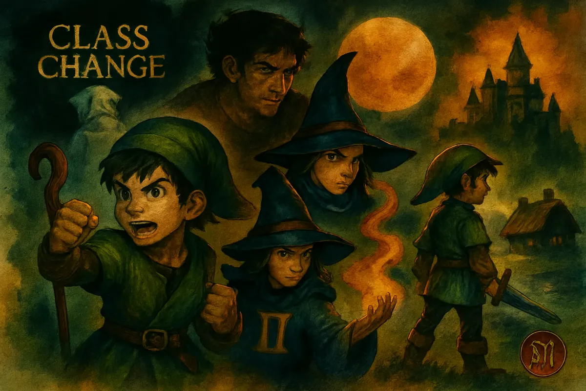 復古遊戲風格的冒險場景概念圖